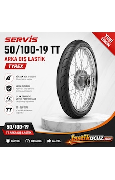 Servis 50/100-19 Tt Arka Dış Lastik İç Lastik Gerektirir Motosiklet Lastiği Servis 50/100-19 Tt Arka Dış Lastik İç Lastik Gerektirir Motosiklet Lastiği