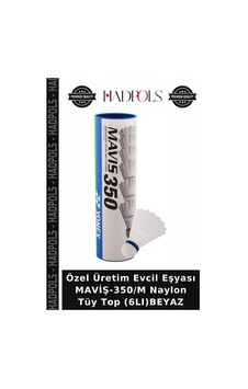 Özel Üretim Evcil Eşyası Maviş-350/m Naylon Tüy Top 6lı Beyaz