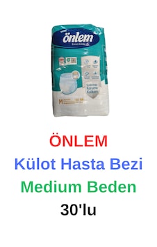 Önlem - Külot Yaşlı Yetişkin Hasta Bezi Medium Beden 30'lu M Önlem - Külot Yaşlı Yetişkin Hasta Bezi Medium Beden 30'lu M