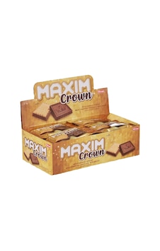 Maxim Crown Kakaolu Bisküvi 10 Gr. 24 Adet (1 Paket) Maxim Crown Kakaolu Bisküvi 10 Gr. 24 Adet (1 Paket)