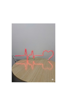 Kalpli Neon Led Kırmızı