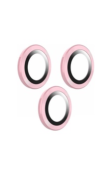 Go Des Apple Uyumlu iPhone 14 Pro Go Des Eagle Kamera Lens Koruyucu ZORE-273679 Rose Gold