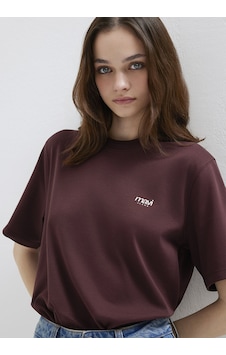 Mavi - Mavi Jeans Baskılı Bordo Tişört 1613804-70223 Bordo Mavi - Mavi Jeans Baskılı Bordo Tişört 1613804-70223 Bordo