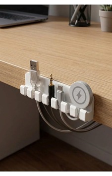 7 Kablolu Yapışkanlı Kablo Şarj Yazıcı Pc Kablosu Tutucu Çalışma Masası Kablo Düzenleyici Organizatör Beyaz Belirtilmemiş 7 Kablolu Yapışkanlı Kablo Şarj Yazıcı Pc Kablosu Tutucu Çalışma Masası Kablo Düzenleyici Organizatör Beyaz Belirtilmemiş
