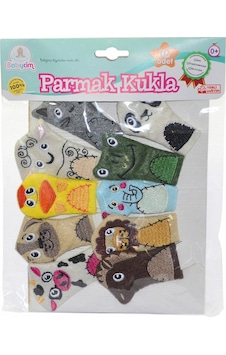 Babycim URT020-003 Hayvanlar Parmak Kuklası 10'lu