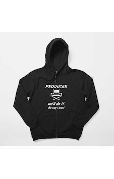 Producer Siyah Fermuarlı Kapşonlu Sweatshirt Producer Siyah Fermuarlı Kapşonlu Sweatshirt