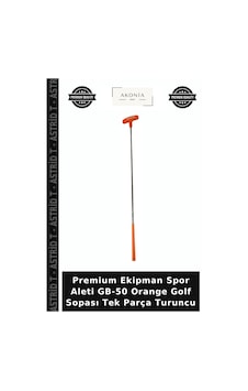 Premium Ekipman Spor Aleti Gb-50 Orange Golf Sopası Tek Parça Turuncu Premium Ekipman Spor Aleti Gb-50 Orange Golf Sopası Tek Parça Turuncu