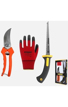 Rtrmax 3lü Bahçe Seti Budama Makası Budama Testeresi Eldiven Rtrmax 3lü Bahçe Seti Budama Makası Budama Testeresi Eldiven