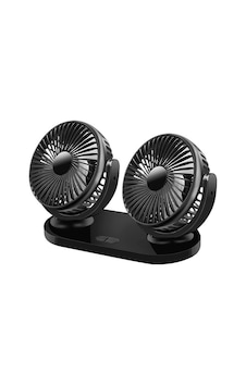 Çift Başlıklı Araç Fanı Oto Fan Vantilatör 12V 24V Çift Başlıklı Araç Fanı Oto Fan Vantilatör 12V 24V