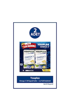 Youplus Omega-3 30 Kapsül Kofre 2.si %50 İndirimli X2 Youplus Omega-3 30 Kapsül Kofre 2.si %50 İndirimli X2
