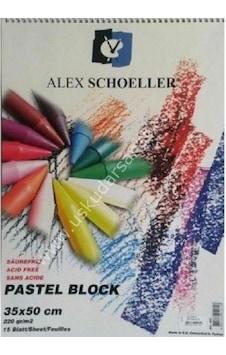 Alex Schoeller Fon Kartonu Pastel Block 15 Yp 35x50 220 Gr Spiralli Alex Schoeller Fon Kartonu Pastel Block 15 Yp 35x50 220 Gr Spiralli