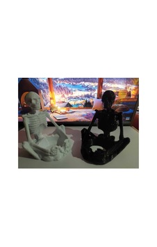 2 Li İskelet Mumluk - Tealıght- Renkli