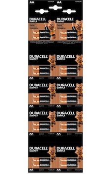 Duracell Kalem Pil Alkalin 20 Parça 5570 Duracell Kalem Pil Alkalin 20 Parça 5570