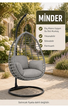 Sadece Minder Tek Kişilik Armut Fındık Salıncak Minderi Gri Yıkanabilir Silinebilir Outdoor Bahçe Balkon Minderi Gri Sadece Minder Tek Kişilik Armut Fındık Salıncak Minderi Gri Yıkanabilir Silinebilir Outdoor Bahçe Balkon Minderi Gri