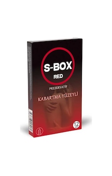 S-box Kabartma Yüzeyli Prezervatif 12li S-box Kabartma Yüzeyli Prezervatif 12li