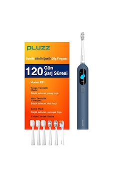 Pluzz Eb1 Ultra Sonic Şarjlı Diş Fırçası - Lacivert Pluzz Eb1 Ultra Sonic Şarjlı Diş Fırçası - Lacivert