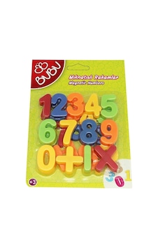 Bubu Mıknatıslı Rakam 25 Parça Bubu00083 Beyaz