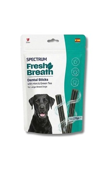 Spectrum Fresh Breath Dental Sticks Naneli Ve Yeşil Çaylı Büyük Irk Köpek Ödül Maması 270gr