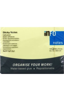 Info Notes 100x75 Sarı Postit 100 Yp 565701 Info Notes 100x75 Sarı Postit 100 Yp 565701