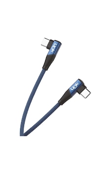 Linktech K595 Safe 60W Type-C To Type-C Data Ve Şarj Kablosu Mavi Linktech K595 Safe 60W Type-C To Type-C Data Ve Şarj Kablosu Mavi