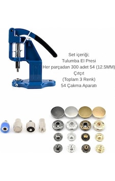 Tulumba El Presi 54 12.5mm Ve Basma Kalıp Seti Tulumba El Presi 54 12.5mm Ve Basma Kalıp Seti