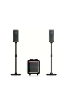 Leader H-2120 1200W 2.1 BT/USB/AUX/FM/RGB Led 2+1 Ayaklı Ses Sistemi Leader H-2120 1200W 2.1 BT/USB/AUX/FM/RGB Led 2+1 Ayaklı Ses Sistemi