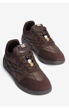 Mubiano Kadın Paraşüt Sneaker Süet Detaylı Boncuk Aksesuarlı Rika Kahverengi Mubiano Kadın Paraşüt Sneaker Süet Detaylı Boncuk Aksesuarlı Rika Kahverengi