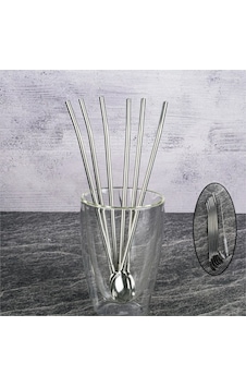 Tohana Altılı Çelik Kaşık Pipet Seti - Thn75667