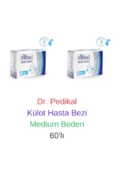 Dr. Pedical - Külot Yaşlı Hasta Bezi Medium Beden 60'lı M Dr. Pedical - Külot Yaşlı Hasta Bezi Medium Beden 60'lı M