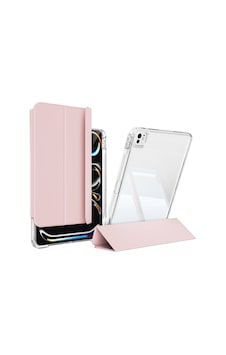 Apple Uyumlu iPad Pro 13 2024 Kılıf Magnetik Ayrılabilen Airbagli Sliding Tablet Kılıfı