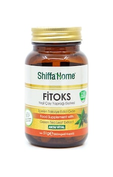 Shiffa Home Fitoks Yeşil Çay Yaprağı Eki 850 MG 60 Kapsül Shiffa Home Fitoks Yeşil Çay Yaprağı Eki 850 MG 60 Kapsül