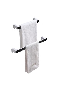 2li Kendinden Yapışkanlı, Dekoratif, Şık, Güçlü Havlu Askısı 25,7cm Ve 46,3cm Siyah&beyaz beyaz 2li Kendinden Yapışkanlı, Dekoratif, Şık, Güçlü Havlu Askısı 25,7cm Ve 46,3cm Siyah&beyaz beyaz