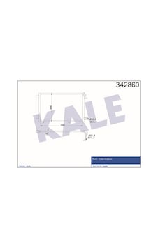 KALE OTO Radyatör 342860 Klima Radyatörü Fiesta VI 08-12 KALE OTO Radyatör 342860 Klima Radyatörü Fiesta VI 08-12
