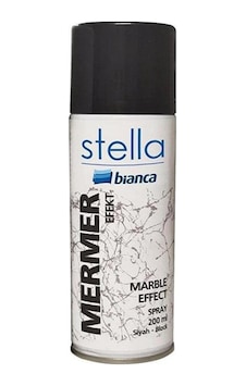 Stella Mermer Efekt Sprey 200 Ml Siyah Siyah Stella Mermer Efekt Sprey 200 Ml Siyah Siyah