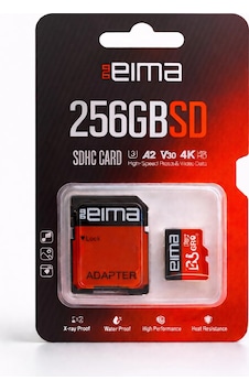 Eima 256gb Sd Kart Sdhc, Adaptörlü, Ultra Yüksek Kapasiteli Hafıza Kartı Eima 256gb Sd Kart Sdhc, Adaptörlü, Ultra Yüksek Kapasiteli Hafıza Kartı