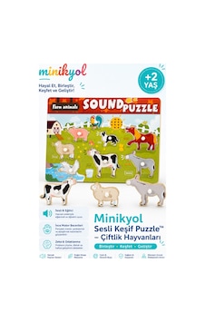 Sesli Keşif Puzzle Çiftlik Hayvanları Puzzle Kulplu Ahşap Eğitici Yapboz Ve Ses Eşleştirme Oyuncağı Sesli Keşif Puzzle Çiftlik Hayvanları Puzzle Kulplu Ahşap Eğitici Yapboz Ve Ses Eşleştirme Oyuncağı