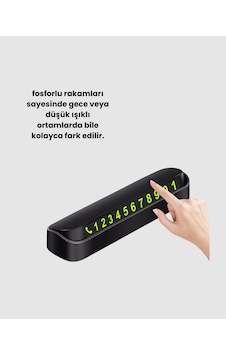 Kompakt Fosforlu Park Numaratörü Gündüz Şıklığı, Gece Görünürlüğü Standart Kompakt Fosforlu Park Numaratörü Gündüz Şıklığı, Gece Görünürlüğü Standart