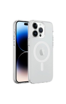 Apple Uyumlu iPhone 14 Pro Kılıf Zore M-safe Şarj Özellikli Buzlu Transparan C-pro Sert Kapak Apple Uyumlu iPhone 14 Pro Kılıf Zore M-safe Şarj Özellikli Buzlu Transparan C-pro Sert Kapak