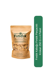 Fındık Kabuğu Fındık Parçacıklı Krokan 250 G X 4 Paket 250 G