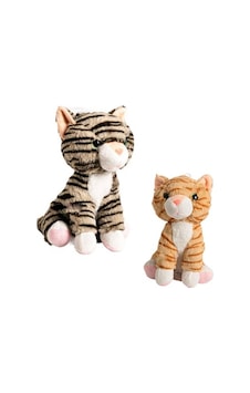 Halley 25cm Sesli Tekir Kedi-61308 Renkli Halley 25cm Sesli Tekir Kedi-61308 Renkli