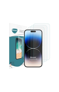 Microsonic Apple Uyumlu iPhone 14 Pro Screen Protector Nano Glass Cam Ekran Koruyucu 3 Lü Paket Microsonic Apple Uyumlu iPhone 14 Pro Screen Protector Nano Glass Cam Ekran Koruyucu 3 Lü Paket