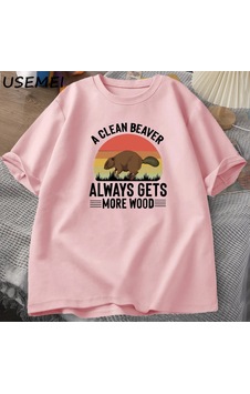 Flood Of Style Temiz Bir Kunduz Her Zaman Daha Ahşap T Shirt Erkekler Komik Yetişkin Mizah T-shirt Pamuklu T Pembe Flood Of Style Temiz Bir Kunduz Her Zaman Daha Ahşap T Shirt Erkekler Komik Yetişkin Mizah T-shirt Pamuklu T Pembe