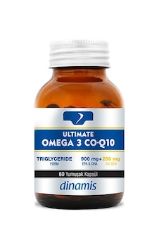 Dinamis Ultimate Omega 3 Q10 60   Kapsül