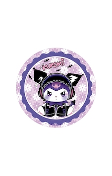 Yenilebilir Yuvarlak Pasta Resim Baskısı 20 Cm Şekerli Kağıt Kuromi Temalı 25 Yenilebilir Yuvarlak Pasta Resim Baskısı 20 Cm Şekerli Kağıt Kuromi Temalı 25