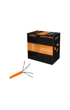 Gabble Gab-ct305 Cat6 305mt İç Ortam Kablo Od 0.57mm Turuncu