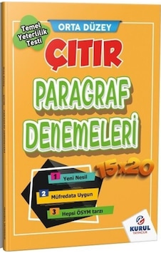 2023 TYT Orta Düzey Çıtır Paragraf Denemeleri - Kurul Yayıncılık 2023 TYT Orta Düzey Çıtır Paragraf Denemeleri - Kurul Yayıncılık