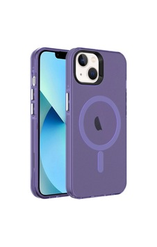 Apple Uyumlu iPhone 13 Kılıf Zore M-safe Şarj Özellikli Buzlu Transparan C-pro Sert Kapak Apple Uyumlu iPhone 13 Kılıf Zore M-safe Şarj Özellikli Buzlu Transparan C-pro Sert Kapak