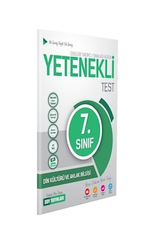 7. Sınıf Din Kültürü ve Ahlak Bilgisi Yetenekli Test- DDY Yayınları