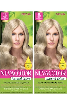 Neva Color Natural Color Saç Boyası 11 Fildişi 2'li Set Neva Color Natural Color Saç Boyası 11 Fildişi 2'li Set
