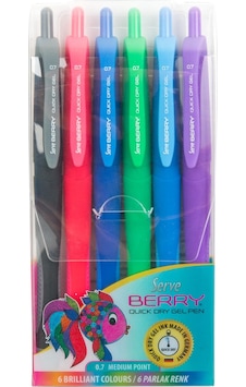 SERVE BERRY JEL KALEM 07MM KARMA BLISTER 6LI